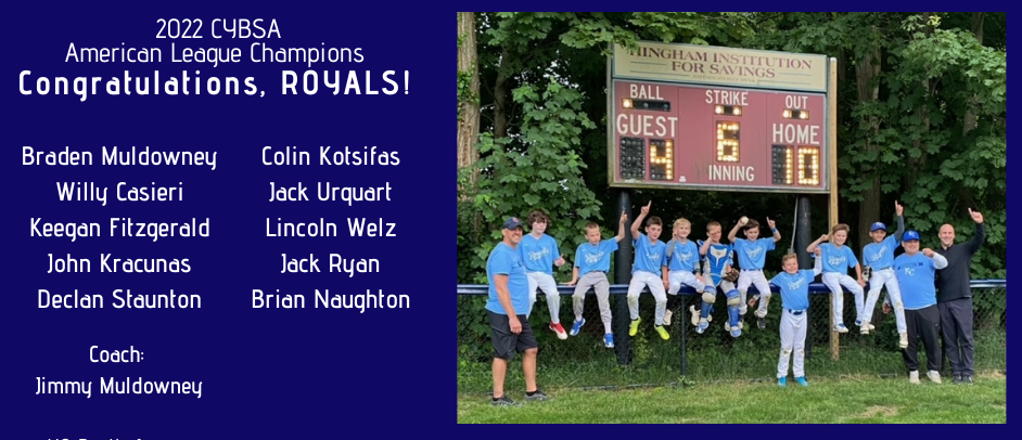 2022 AL Champion ROYALS